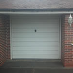 Garage Door  prior to works carried out by Avonvale Garage Doors and Glazing, Solihull, West Midlands